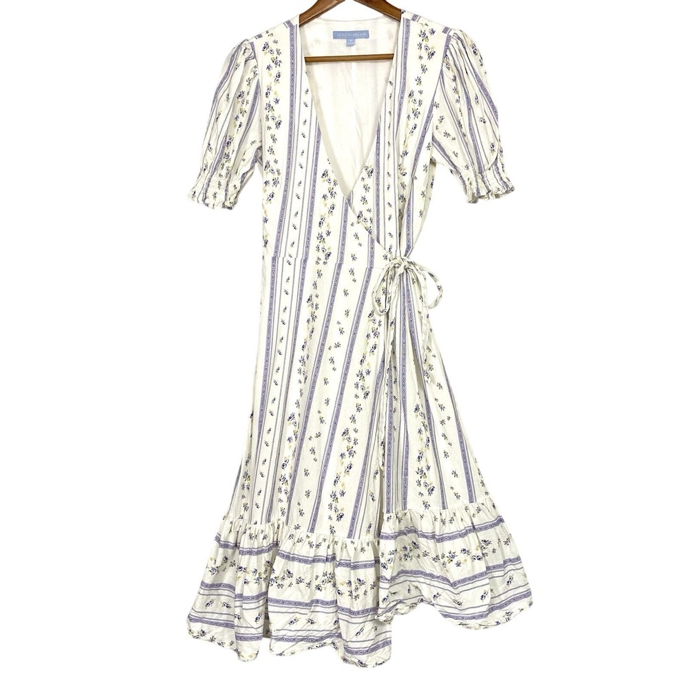 Antonio Melani Sz 4 Small Midi Dress Floral Boho Chic Coastal Cottage Feminine S